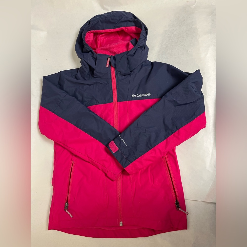 Columbia Girls Pink/Navy Jacket